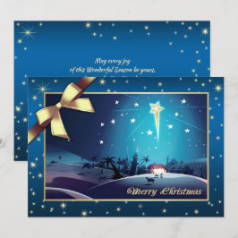 God Jul. Betlehem-stjärnan Julkort