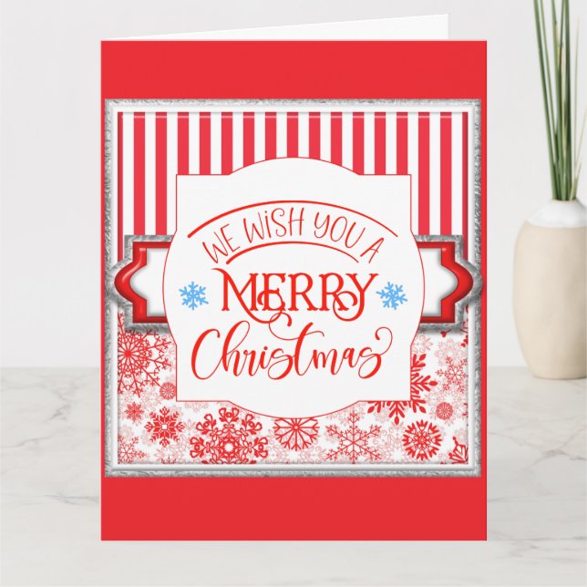 God jul Big Pappa Santa Kort (Framsida)