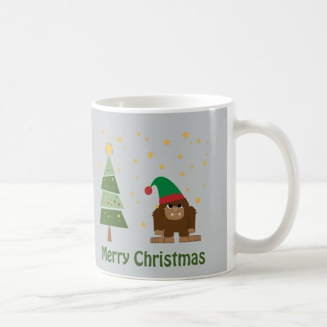 God jul Bigfoot Kaffemugg (Höger)