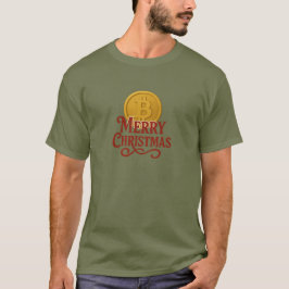 God Jul Bitcoin-handlare T Shirt