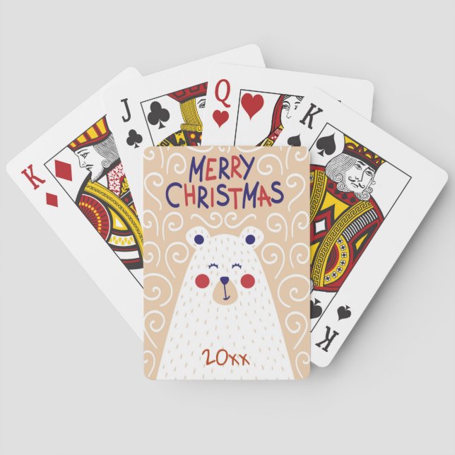 God Jul/Björn Design/Spekkort Kortlek (Baksidan)