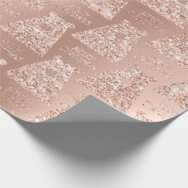 God jul Björn Svarta Ro Guld Glitter Presentpapper