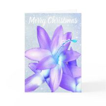 *~* God jul Blå  i Glitter-blomma Anpassa