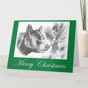 God jul Black Bear Kort