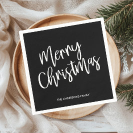 God jul Black Helgdag Pappersservett