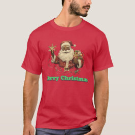 God jul Black Jultomten T-Shirt