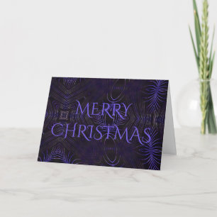 God jul Black Lila Kaleidoscope Design Helgkort