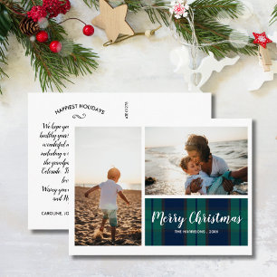 God jul Black Watch Play Photo Collage Vykort