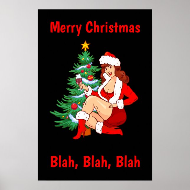God jul Blah, Blah, Blah - God jul Poster (Framsidan)