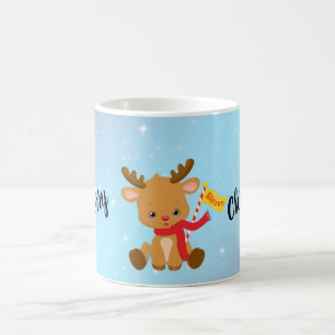 God jul Blitzen Reindeer Kaffemugg