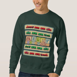 God jul Block Party Sweater Lång Ärmad Tröja