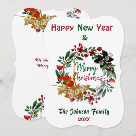 God jul Blommigt Grönt Utandning