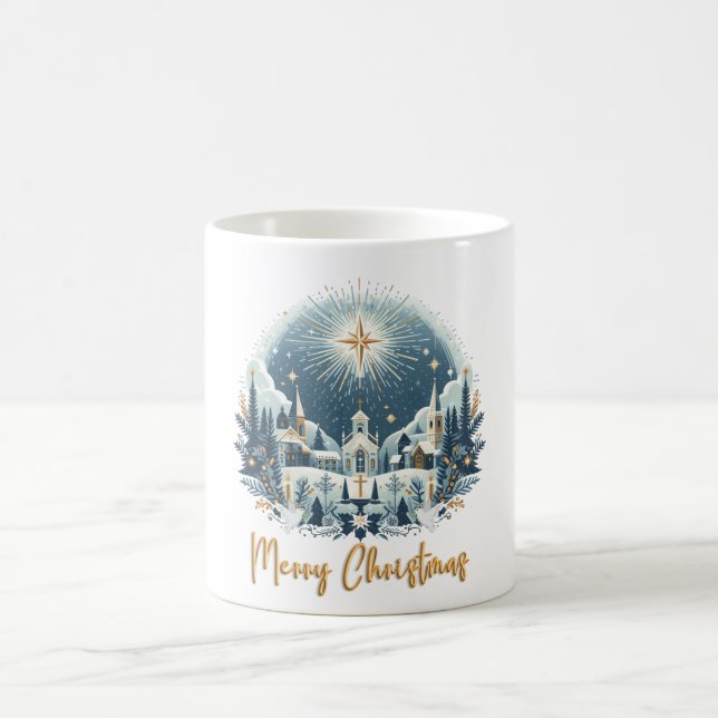 God jul Blue & Guld Mugg (Center)