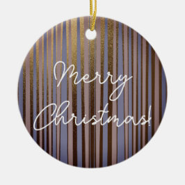 God jul Boho Guld Glitter Rosa Lilac Julgransprydnad Keramik