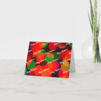 God jul Bokeh Helgkort