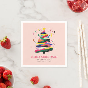 God jul Bold Julgran Julfest Pappersservett