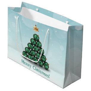 God jul Bollar Träd Mint Pastel Design