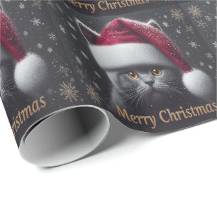 God jul Bombay Cat, Julafton Santa Bombay Cat Presentpapper