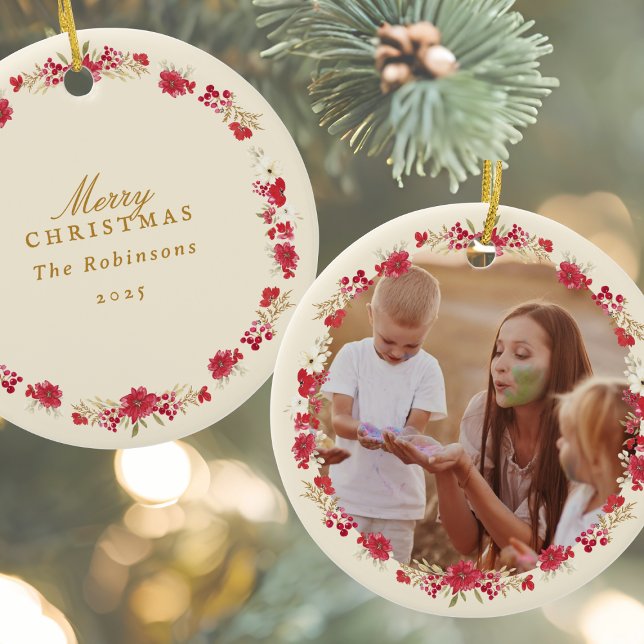 god jul botaniskt utandningsfoto (helgdag) julgransprydnad keramik (Skapare uppladdad)