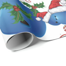 God jul Bowling Ball Santa Presentpapper