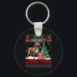 God jul Boxer Hundälskare Family Ugly Julafton Nyckelring<br><div class="desc">God jul Boxer Hundälskare Family Ugly Julafton Sweater</div>