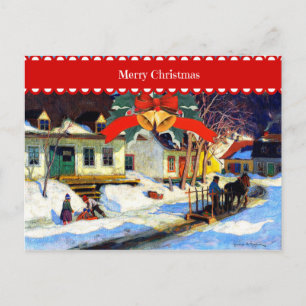 God jul, bra konsmålning vykort