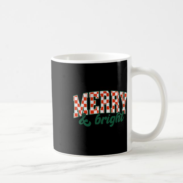 God jul Bright Cute Jute Julkontroll, Helgdag Kaffemugg (Höger)