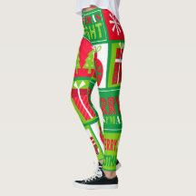 God jul Bright Noel Red and Grönt