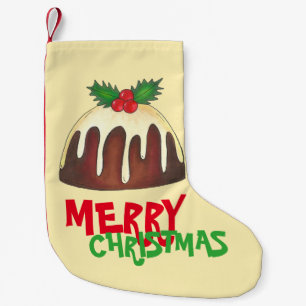 God jul British Sugar Plum Pudding Liten Julstrumpa