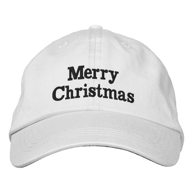"God Jul" Broderad Keps (Framsida)