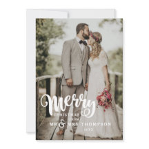 God jul | Bröllop-fotojulkort