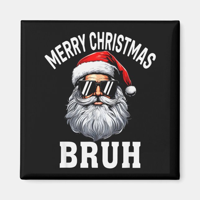 God Jul Bror Meme Roligt Talesätt För Brodern Magnet (Framsidan)