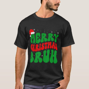 God Jul Bror Xmas Ljus Tomte Hatt Mäns Bo T Shirt