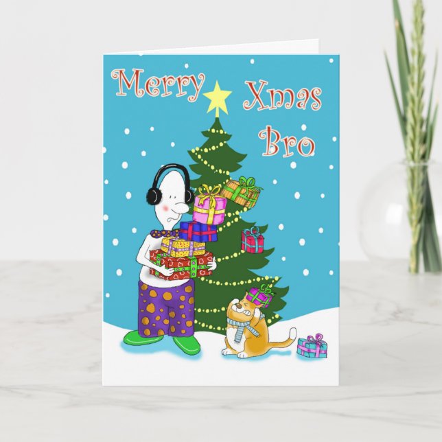 God jul Brother Helgkort (Framsida)