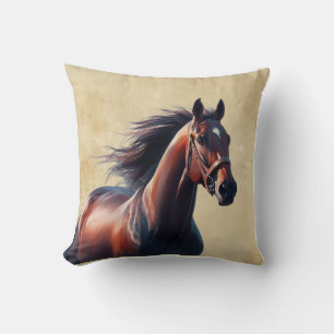 God jul Brown Horse Kudde
