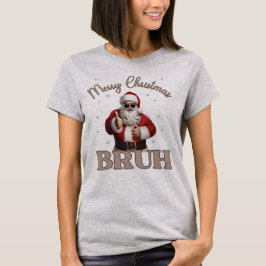 God jul BRUH Funny design T-Shirt