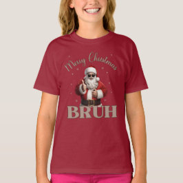 God jul BRUH Funny design T-Shirt