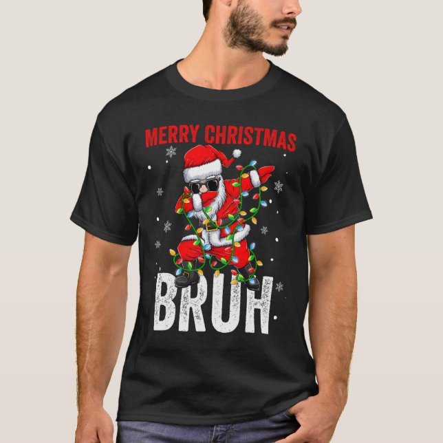 God jul Bruh Julafton Jultomten Jul-li T Shirt (Framsida)