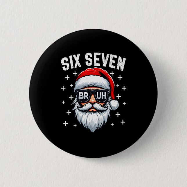 God Jul Bruh Santa Face 67 Meme Roligt Says Knapp (Framsida)