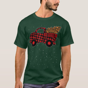 God jul Buffalo Lastbil Träd Red Play 1 T Shirt
