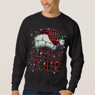God jul Buffalo Play Red Santa Hat Grandp Lång Ärmad Tröja