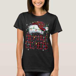 God jul Buffalo Play Red Santa Hat Memaw T Shirt