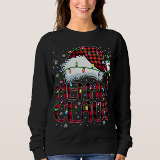 God jul Buffalo Play Red Santa Hat Memaw T Shirt