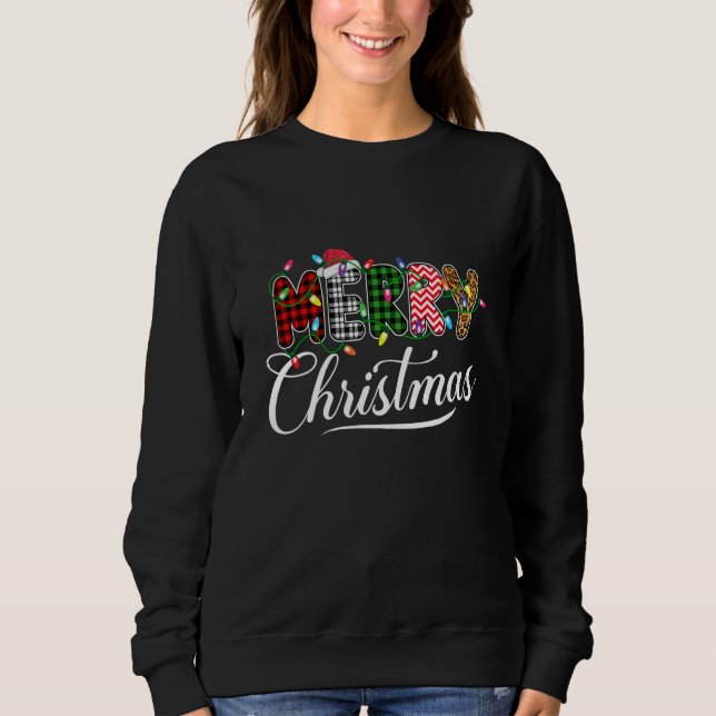 God jul Buffalo Play Santa Hat T Shirt (Framsida)