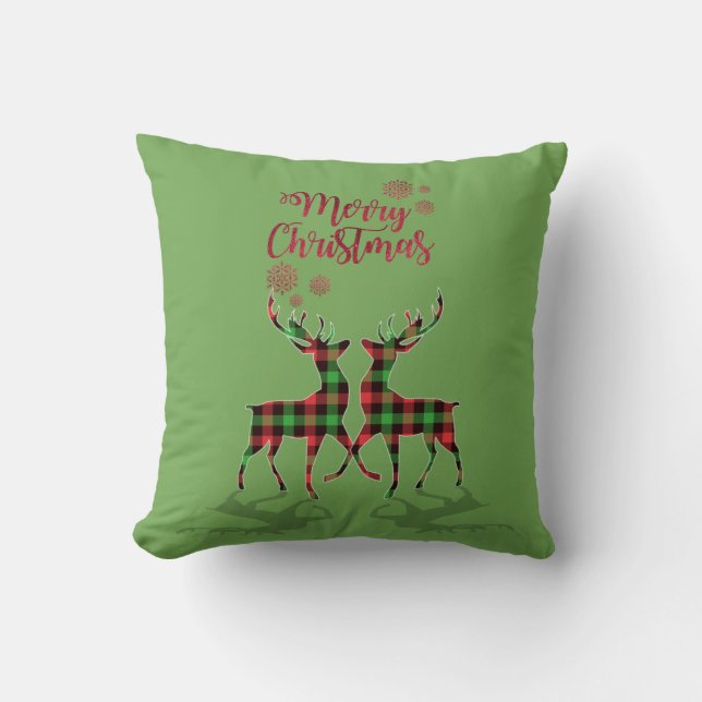 God jul,Buffalo Pleid Rensdyr  Kudde (Framsida)