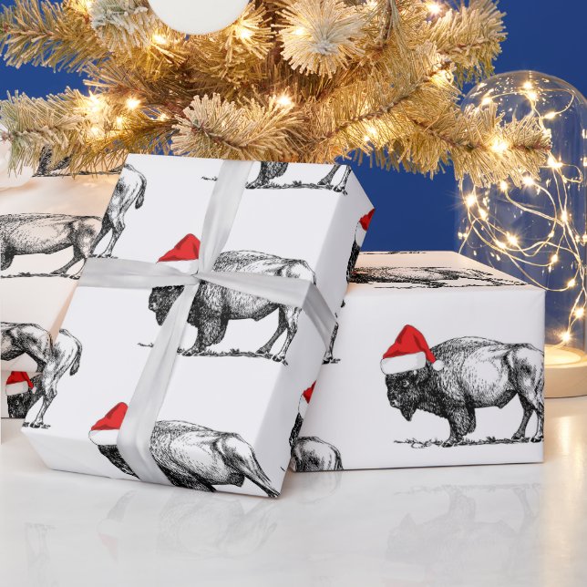 God jul Buffalo Presentpapper (Helgdagar)
