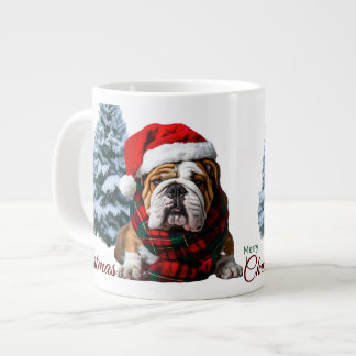 God jul Bulldog Jumbo Mugg