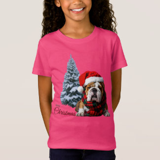 God jul Bulldog T Shirt