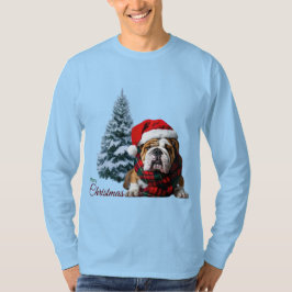 God jul Bulldog T Shirt