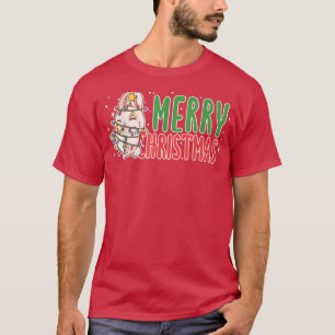 God jul Bunny Julafton Ljus, kanin Älskare Cos T Shirt